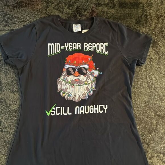 Half way to Christmas naughty t shirt - Picture 1 of 5